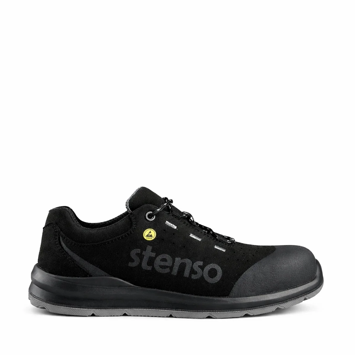 დამცავი ფეხსაცმელი JETT BLACK LOW S1PL MF ESD / 06100555
